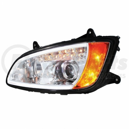 United Pacific 31517 Chrome Kenworth T660 Projection Headlight Assembly - Driver