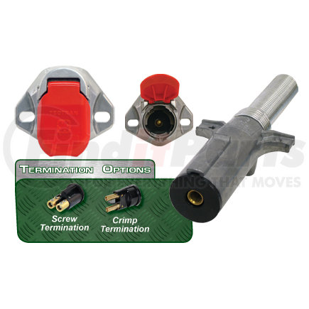 Tectran 38019 Single Pole Plugs & Sockets - Tailgate Connectors (Part Number: 670-11SG) (Representative Image)