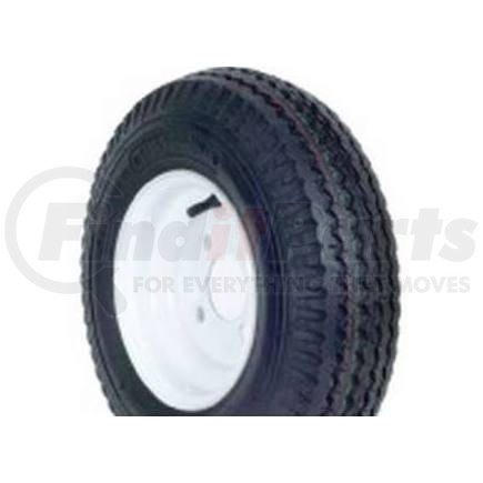 Americana Wheel & Tire 30000 KENDA 4.80/4.00-8 BIAS TRAILER TIRE WITH 8" WHITE WHEEL