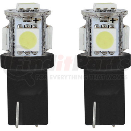 Pilot IL-194W-5 194 LED Bulb SMD 5 LED, White 2pc kit