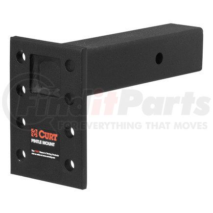 CURT Manufacturing 48329 PINTLE MOUNT, 2.5" SHANK DIA, 12" LONG, 7" PLATE,