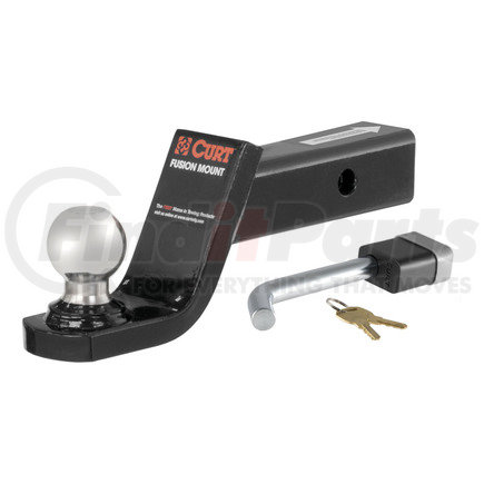 CURT Manufacturing 45142 TOWING STARTER KIT FOR 2" RECEIVER, 4" DROP, 2" BA