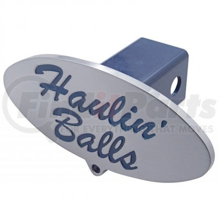 United Pacific 77003 Haulin Balls Logo Hitch Cover