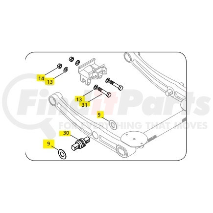 SAF-HOLLAND 48100510 Service Repair Kit, SRK-644