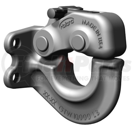 SAF-HOLLAND PH-10RP41 Pintle Hook Assembly - 10, 000 Lb, Rigid Mount