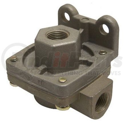 Torque Parts TR229860 QR-1 Quick Release Valve
Decreases the release time on a brake application.
Exhausts air through itself rather than through the controlling valve.
Supply Port: 1/2", Delivery Port: 3/8", Crack Pressure: 1 PSI