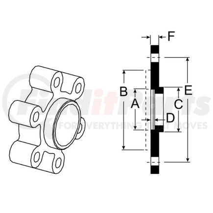 Horton 994102 SPACER FAN 2.564 ID-2.560