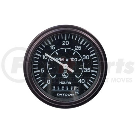 Datcon Instrument Co. 103686 Tachometer with Hourmeter (86mm/3.375”)