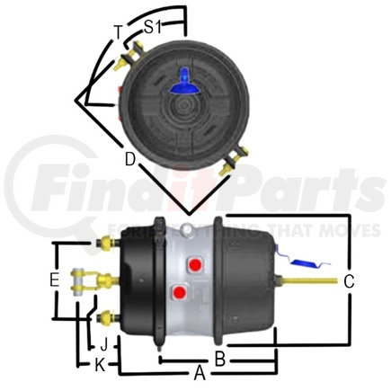 Haldex GC3030LS7CW Ddsb Drum Gold Ls