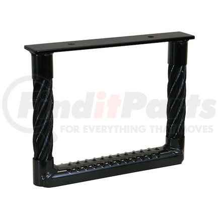 Buyers Products 5230912 Black Powder Coated Cable Type Truck Step - 9 x 12 x 1.38 Inch Deep