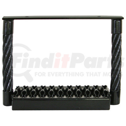 Buyers Products 5231515 Black Powder Coated Cable Type Truck Step - 15 x 15 x 4.75 Inch Deep