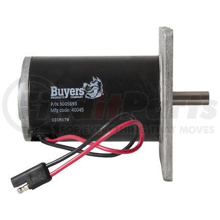 Buyers Products 3005693 Replacement 1.25 HP 1000 RPM Spinner Motor with SAE Connection for SaltDogg® TGSUV1B Spreaders