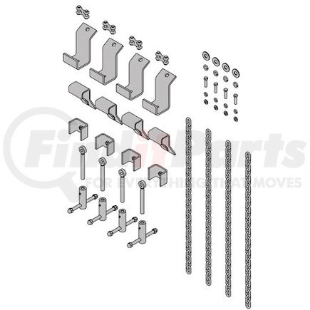 Buyers Products 3010548 Tie Down Kit for SaltDogg® Municipal Hopper Spreaders