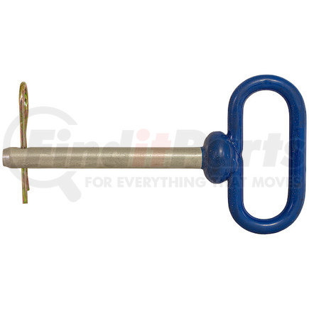 Buyers Products 66107 Blue Poly-Coated Handle on Steel Hitch Pin - 5/8 x 4 Inch Usable Length