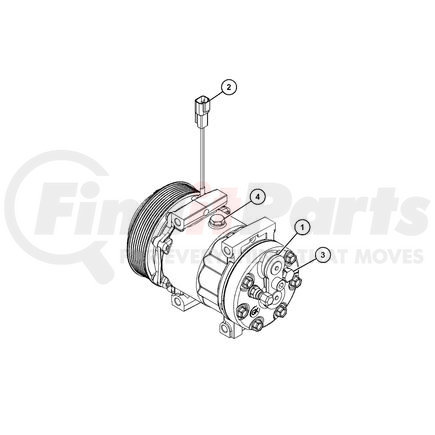 Caterpillar 4649988 COMPRESSOR