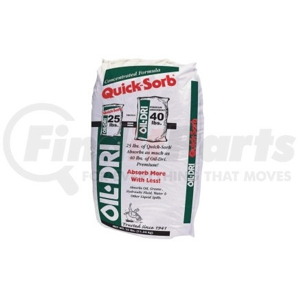 Oil-Dri I05025-G70 Clay Absorbent QuickSorb 25-lb Bag