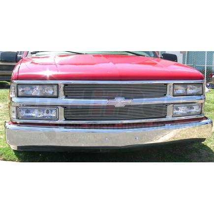 T-Rex 20045 Billet Grille, Polished, Aluminum, 2 Pc, Insert