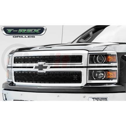 T-Rex 6711201-BR Stealth X-Metal Grille, Black, Mild Steel, 2 Pc, Overlay