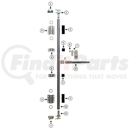 Stoughton P42025 Quad Finger Cam (LH), Item#2 in Kit Image