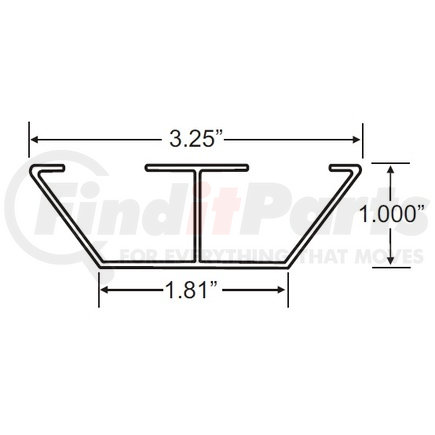 Stoughton RB16-01-102 Application for Freuhauf, Anti-Snag,
Chambered, Aluminum