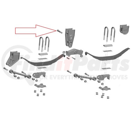 HUTCHENS 1615001 HEX CAP SCREW, 1 1/8-7 UNC-2A X 6.63 LG, GR5