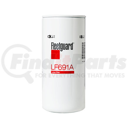 Fleetguard LF691A Lube Filter Full-Flow Spin-On