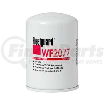 Fleetguard WF2077 Water Filter, Spin-On