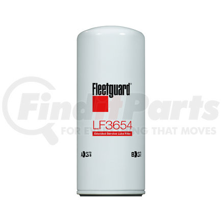 Fleetguard LF3654 Lube Filter By-Pass Spin-On