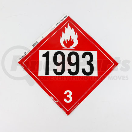 Ms Carita TD1993 FLAMMABLE 1993 DECAL