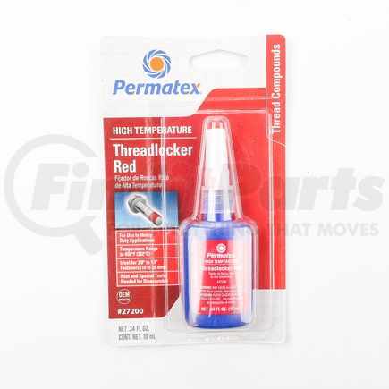 Permatex 27200 Hi-Temp Threadlocker Red