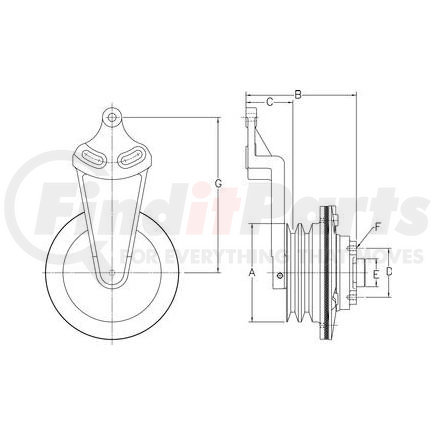 Horton 791006 Reman Fan Clutch - RX HTS Advantage 2-GRV 7.03