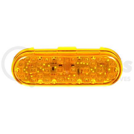 Truck-Lite 60275Y 60 Series, LED, Yellow Oval, 26 Diode, Auxiliary Turn Signal, Fit 'N Forget S.S., 12V