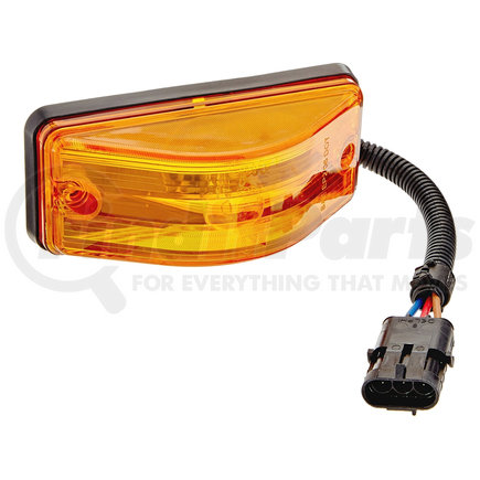 Grote 53853 OEM Style Side Turn Marker Lamp, Yellow, Bulb Replaceable