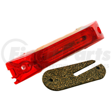 Grote 45382 Turtleback® Thin-Line Single-Bulb Clearance / Marker Light - Red