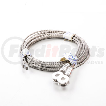 Todco 59004 115" CABLE (PR) S.S. 9/32" EYE