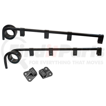 Fleet Engineers 031-00123 Straight 5/8" Bar Type Mud Flap Bracket, triple coil, standard mount
