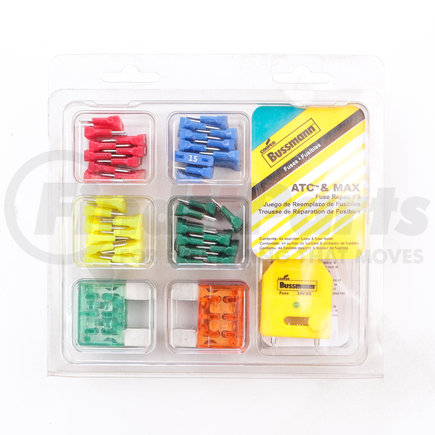 Bussmann Fuses NO.53 CARDED FUSE KITS, 45-Piece ATC-Max Fuse Kit
w/ Tester-Puller