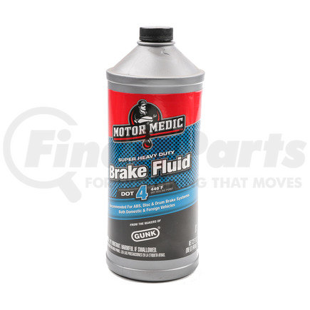 Radiator Specialties M4532 Super Heavy Duty Brake Fluid, DOT 4, 444 Degree Boiling Point, 32 oz Can, 12 per Pack