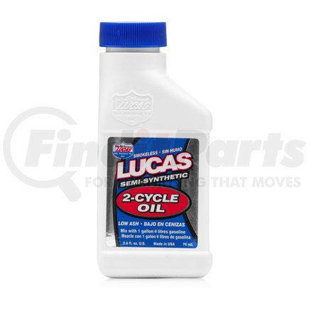 Lucas Oil 10058 2-Cycle Oil, Semi-Synthetic 2-Cycle High Temp Racing Oil, 2.6oz Size Bottle