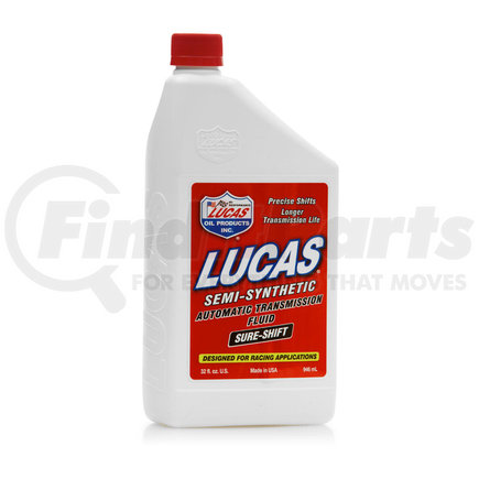 Lucas Oil 10052 Utility Lubricants, Semi-Synthetic Automatic Transmission Fluid, Quart Size Bottle