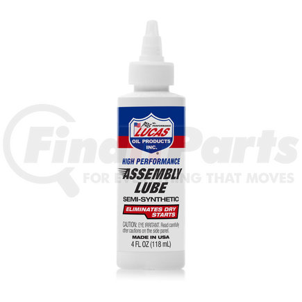 Lucas Oil 10152 Semi-Synthetic Assembly Lube - 4 Ounce (Representative Image)