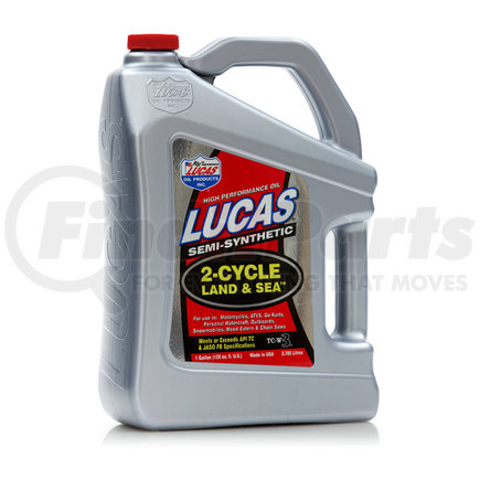 Lucas Oil 10557 Semi-Synthetic 2 Cycle Land and Sea Oil