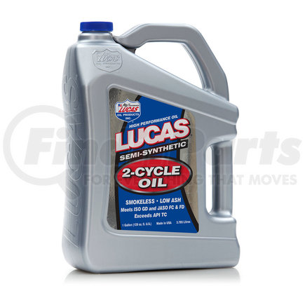 Lucas Oil 10115 2-Cycle Oil, Semi-Synthetic 2-Cycle High Temp Racing Oil, Gallon Size Bottle