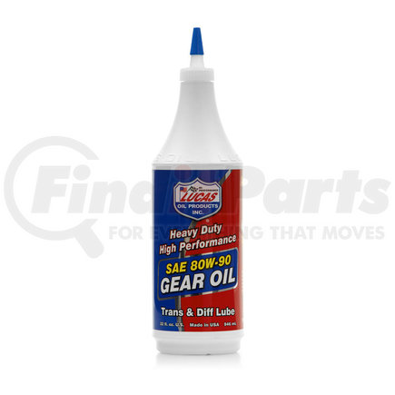 Lucas Oil 10043 SAE 80W-90 Heavy Duty Gear Oil 12/CS