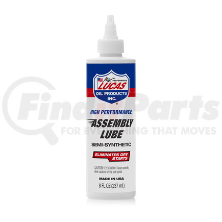 Lucas Oil 10153 Semi-Synthetic Assembly Lube - 8 Ounce (Representative Image)