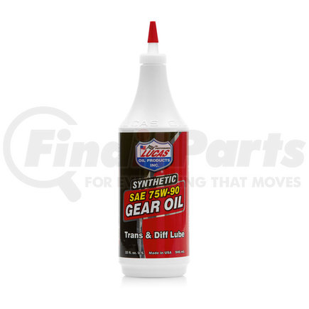 Lucas Oil 10047 Synthetic SAE 75W-90 Trans and Diff Lube