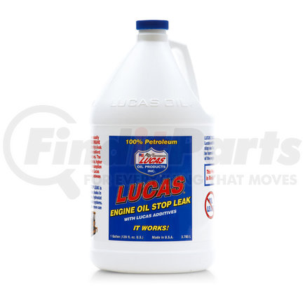 Lucas Oil 10279 Engine Oil Additives, Engine Oil Stop Leak, 1 Gallon 