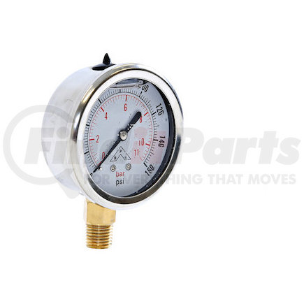 Buyers Products hpgs160 Silicone Filled Pressure Gauge - Stem Mount 0-160 PSI