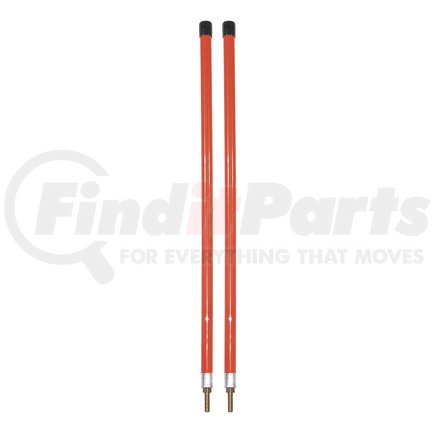 Buyers Products 1308111 3/4 x 36 Inch Fluorescent Orange Bumper Marker Sight Rods with Hardware