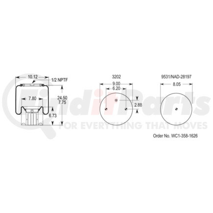 Firestone W013588864 AIR SPRING